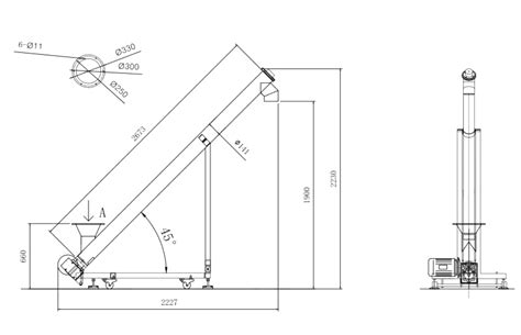 inclined screw conveyor angle|schematic diagram of screw conveyor.